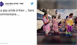La gay pride a réuni des milliers de personnes dans la capitale ukrainienne