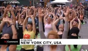 Les Yogis new-yorkais fêtent le solstice d'été