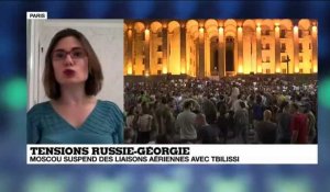 Manifestations en Géorgie: "C'est un vrai défi pour la Russie"