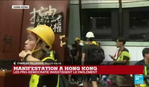 Hong Kong : Les manifestants envahissent le Parlement, leur stratégie pas encore claire