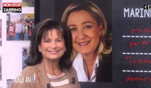 Au Tableau : Anne Sinclair tacle Marine Le Pen (Vidéo)