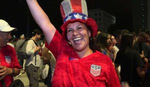 Mondial-2019: les Américaines en finale, la joie des supporters