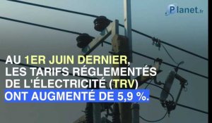 Nouvelle augmentation des prix de l'électricité pour le mois d'août