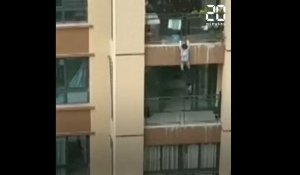 Chine: Un enfant de trois ans chute du sixième étage, des habitants le rattrapent