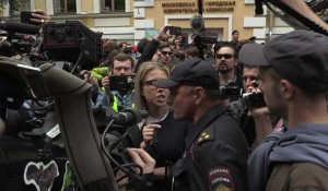 Des opposants arrêtés lors d'une manifestation pour des "élections justes" à Moscou