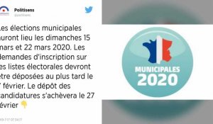 Les élections municipales programmées les 15 et 22 mars 2020