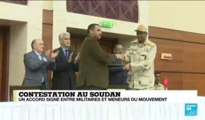 Soudan : signature d'un accord entre militaires et meneurs de la contestation