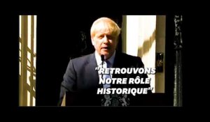 Un 1er discours 100% Brexit pour Boris Johnson Premier ministre