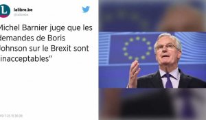 Brexit. Les demandes de Boris Johnson sont « inacceptables » pour Michel Barnier