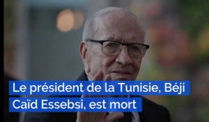 Le président de la Tunisie, Béji Caïd Essebsi, est mort