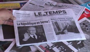 Tunisie: une des journaux au lendemain du décès du président Béji Caïd Essebsi