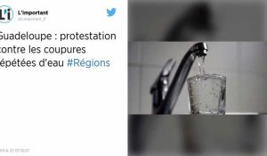Guadeloupe : protestation contre les coupures d'eau à répétition