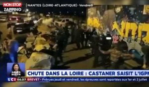 Nantes : 14 personnes chutent dans la Loire pendant une évacuation musclée (Vidéo)
