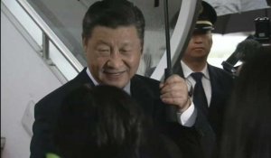 Le président chinois Xi Jinping arrive à Osaka pour participer au G20