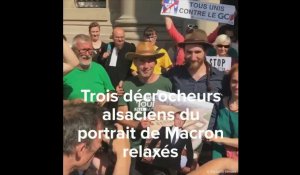 Strasbourg: Relaxe pour trois «décrocheurs» d'un portrait de Macron