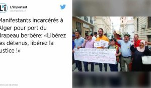 Les étudiants algériens manifestent pour dénoncer l'interdiction du drapeau berbère