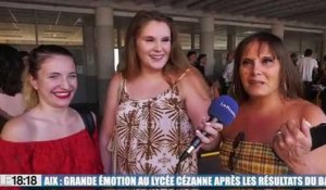 Aix : grande émotion au lycée Paul Cézanne après l'annonce des résultats du baccalauréat