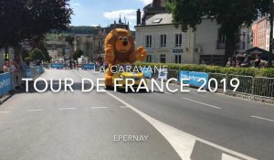 La caravane du Tour de France 2019 passe à Epernay