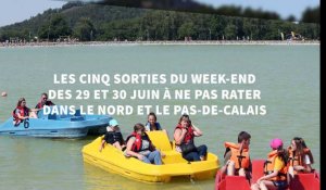 Les cinq sorties du week-end des 29 et 30 juin à ne pas rater dans le Nord et le Pas-de-Calais