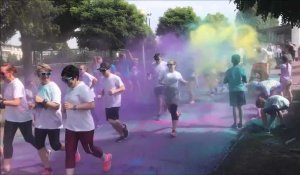 Plus de 400 personnes à la première "color run" organisée à Cambrai, par de jeunes ambassadeurs de l'Unicef