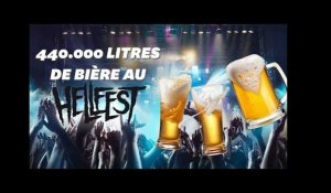 Au Hellfest, les festivaliers ont bu 440.000 litres de bière