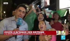 CAN-2019 : Célébrations et ambiance bon enfant sur les Champs-Elysées après la victoire de l'Algérie