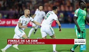 CAN-2019 : L'Algérie mène 1-0 face au Sénégal à la mi-temps