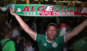 Football/CAN-2019: les supporters algériens en liesse au Caire