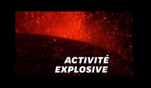 Les images impressionnantes de l&#39;Etna, entré en dans sa plus grosse éruption depuis 10 ans