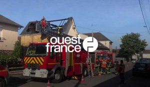 Rennes. un incendie ravage une maison rue Rapatel