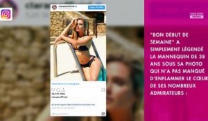 Clara Morgane : En bikini noir sur instagram, elle fait tourner la tête de ses followers
