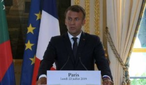 Macron sur le Ceta: la ratification "va dans le bon sens"