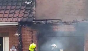 Beuvry : incendie d'une habitation rue Françoise-Dolto