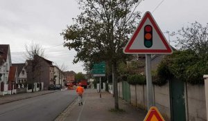 La ville d'Abbeville dans les Hauts de France sans feu rouge