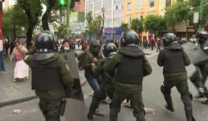 Bolivie : affrontements à La Paz au premier jour de la présidente par intérim