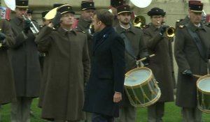 Macron au Mémorial des deux batailles de la Marne