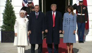 Trump reçoit son "ami" Erdogan à la Maison Blanche
