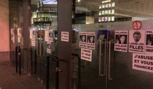 Les façades de cinémas bruxellois placardées pour protester contre le nouveau Polanski