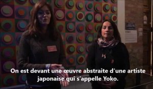 Le Touquet : une oeuvre commentée en français et en langue des signes française