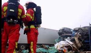 Un mort dans une collision entre trois camions et un utilitaire sur l'A1