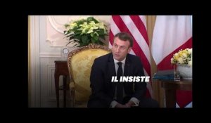 Devant Trump, Macron réitère ses propos sur l&#39;Otan
