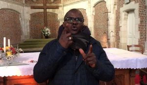 Arras: L'abbé Mbemba, nous invite à participer à une messe en LSF  