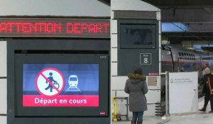 Retraites : 11e jour de grève, gare Montparnasse