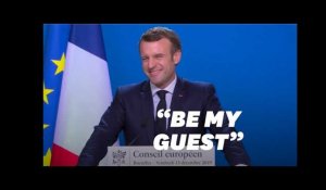 &quot;Be my guest&quot; lance Macron à Johnson en vue d&#39;un accord post-Brexit