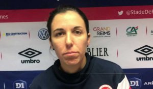 Stade de Reims : Amandine Miquel fait le bilan de la phase aller et évoque le déplacement à Guingamp