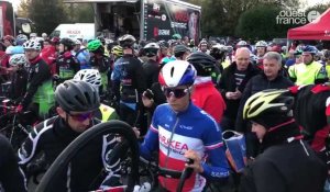 Cyclisme : Warren Barguil et Nairo Quintana, stars de la sortie d'Arkéa-Samsic près de Rennes