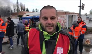 Blocage du site GRT Gaz à Taisnières-sur-Hon