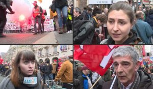 Retraites: manifestation à Paris au 15e jour de grève