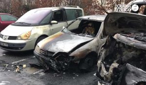 Rennes. Quatre voitures incendiées rue Marc Sangnier