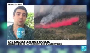 En Australie, les incendies se rapprochent des grandes villes